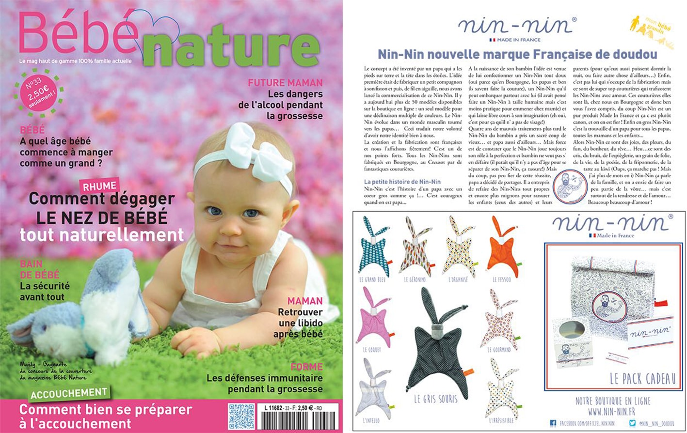 Couverture de Bébé Nature